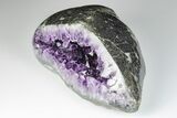 Purple Amethyst Geode With Polished Face - Uruguay #199753-2